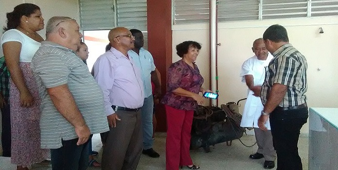 ViceMinistra Primera Dr. Martha del Carmen Mesa comprueba estado de las instalaciones del centro para dar inicio al nuevo curso escolar