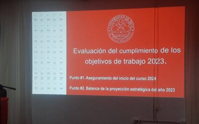 Cumplimiento de los objetivos de trabajo del 2023