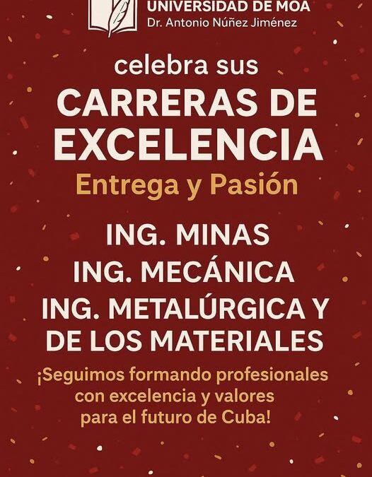 Universidad de Moa alcanza la excelencia: Tres ingenierías acreditadas con máximo reconocimiento nacional